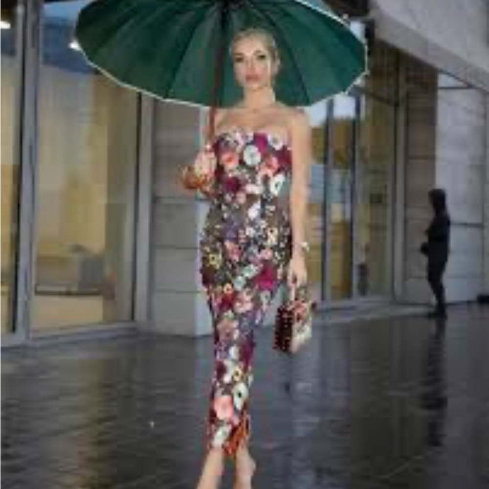 Floral midi dress
